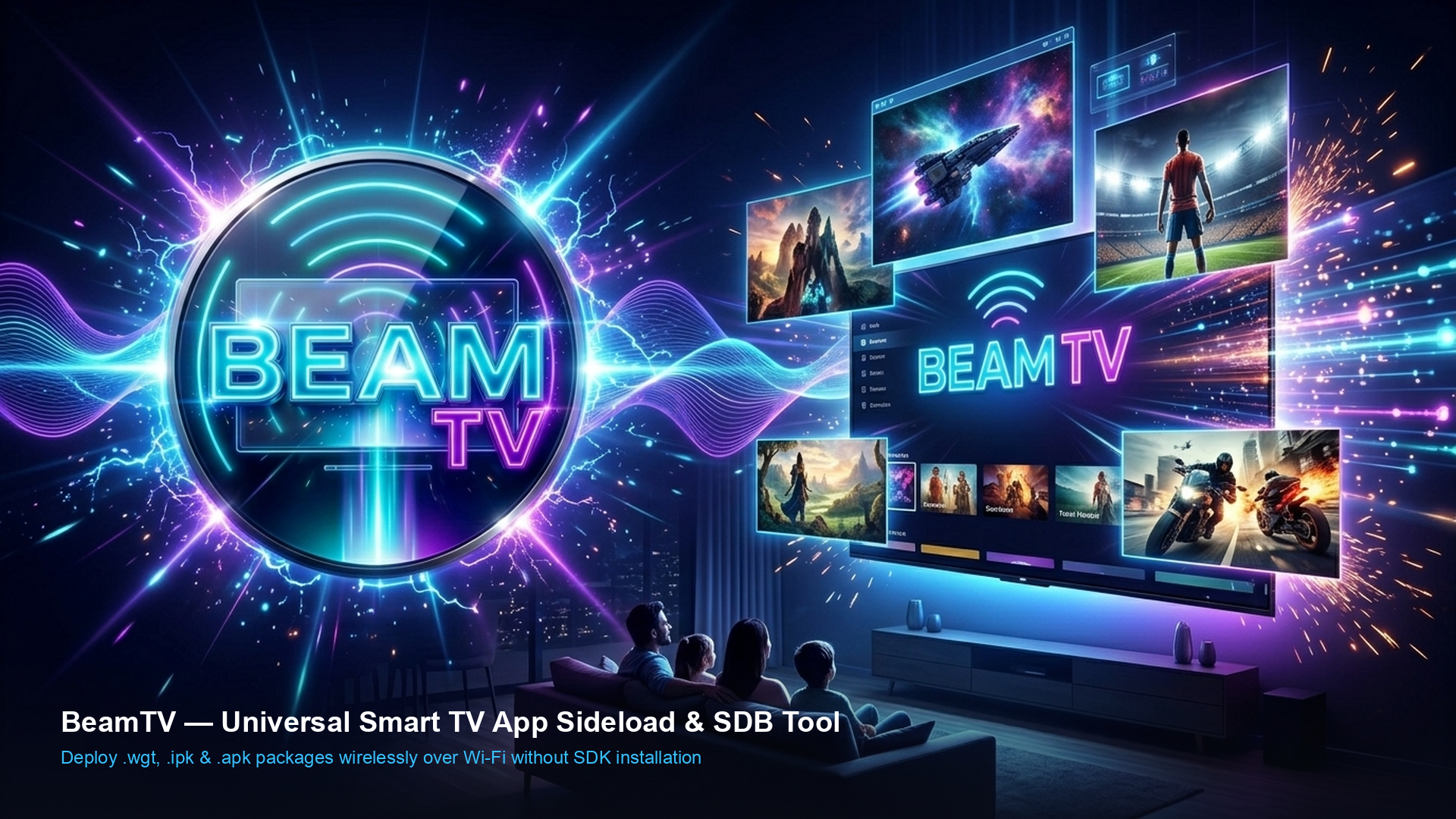 BeamTV wireless beaming showcase